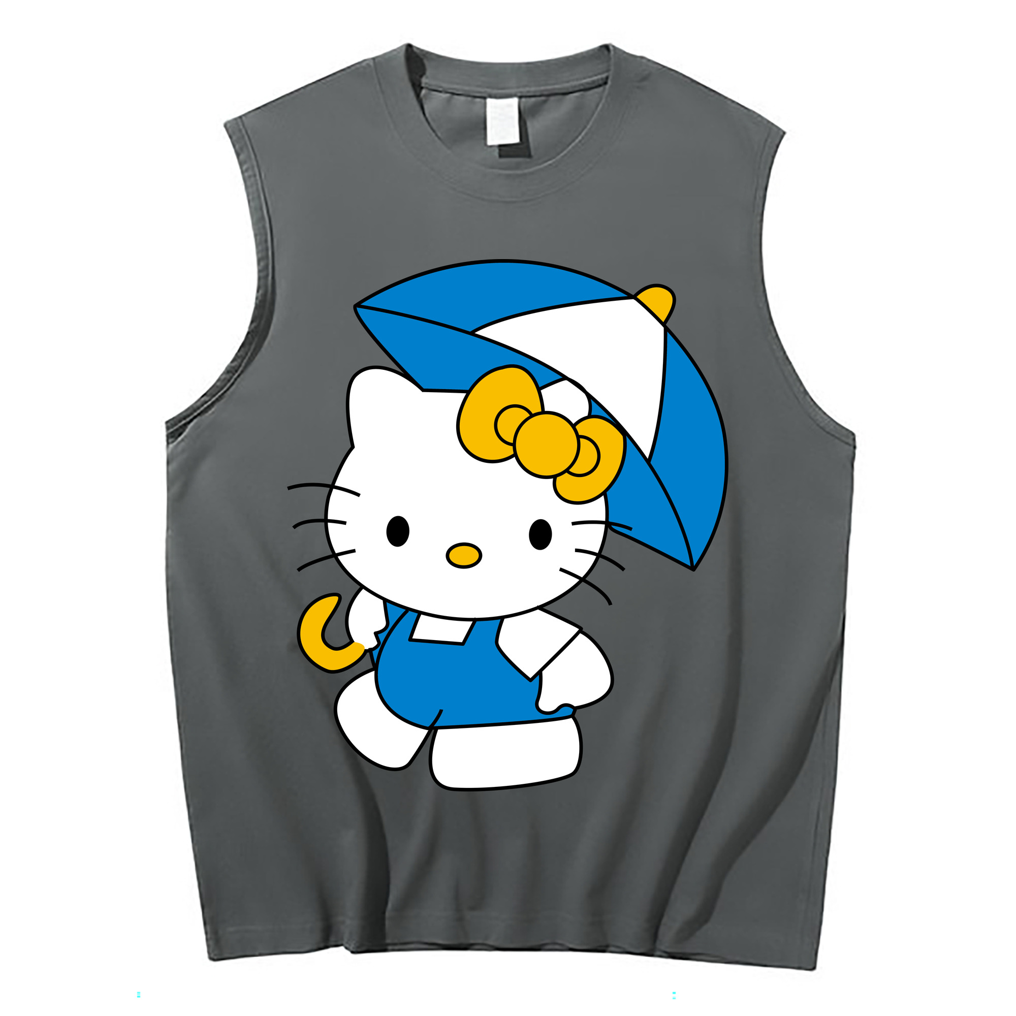 （画像用） Hello Kitty ハローキティ コットン100％タンクトップ（フロントプリント）